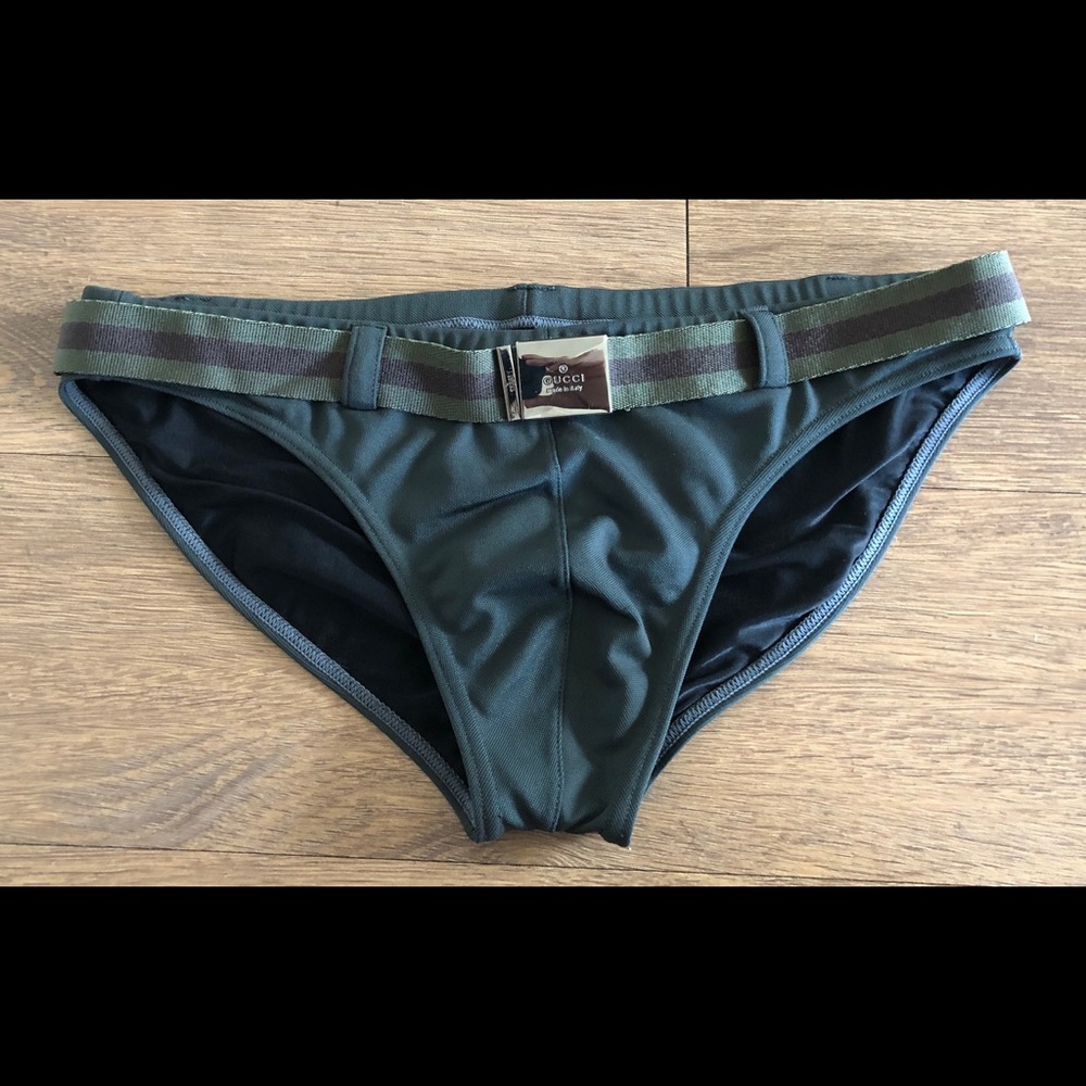 Gucci Tom Ford swimsuit runway s/99 without belt